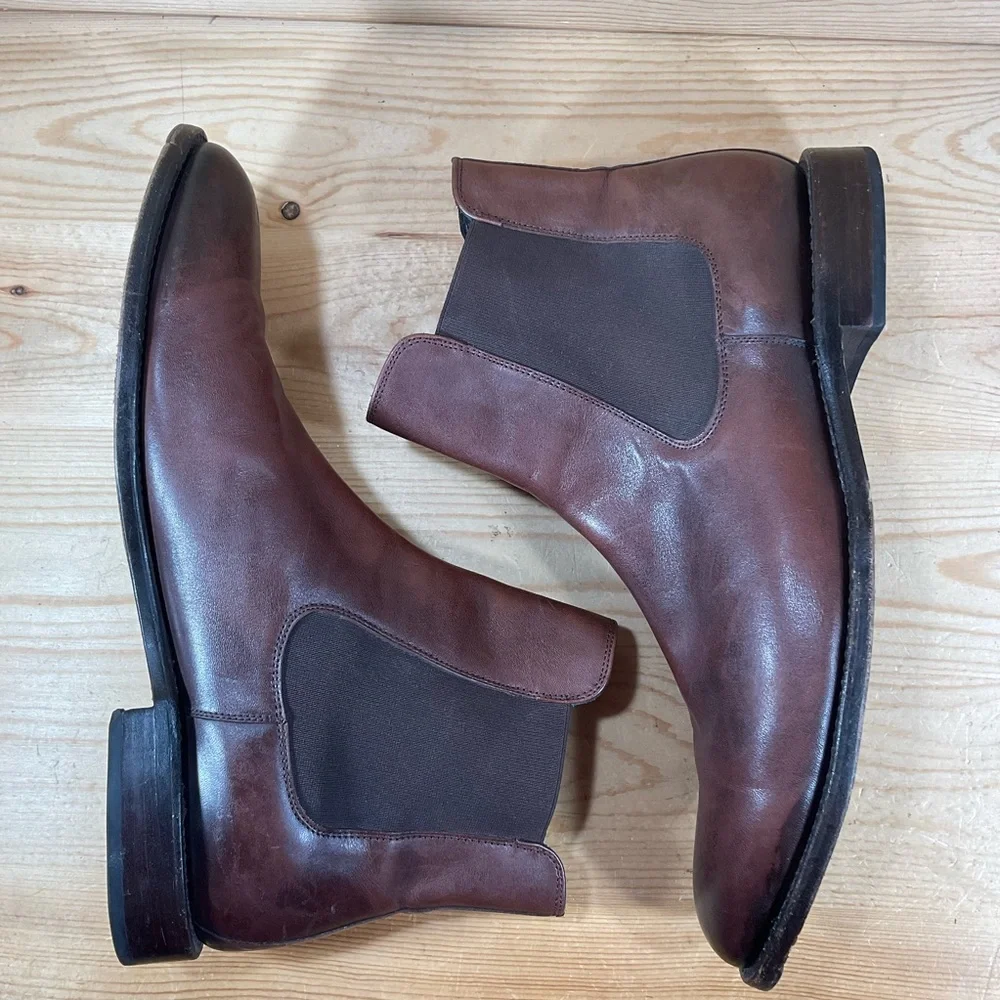 Thursday Boot Co. Cavalier Chelsea Boots Men’s 14 Dark Brown Mahogany Leather